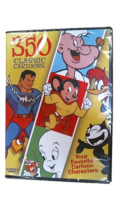 350 Classic Cartoons Woody Woodpecker Popeye Little Lulu