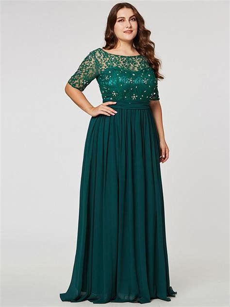 Plus Size Mother Of The Bride Dresses With Sleeves Evening Dresses