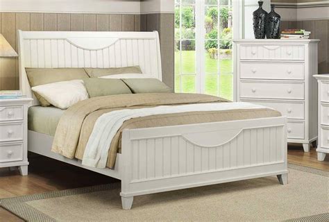 Buy Homelegance Alyssa 2136w 1 Queen Panel Bedroom Set 4 Pcs In White