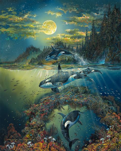 Orca Ocean Souls By Robert Lyn Nelson ~ Under The Sea Art Under The
