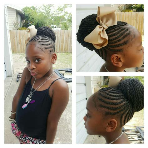 This chignon, more popular among the air hostesses, is an easy and extremely … Kids Crotchet braided bun | Kids hairstyles, Girls ...