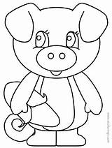 Pig Coloring Corn Cartoon Pages Xcolorings 66k 718px Resolution Info  Type sketch template