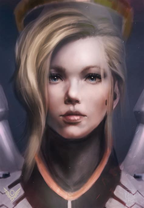 Mercy Overwatch Drawn By Rubenpascul Danbooru