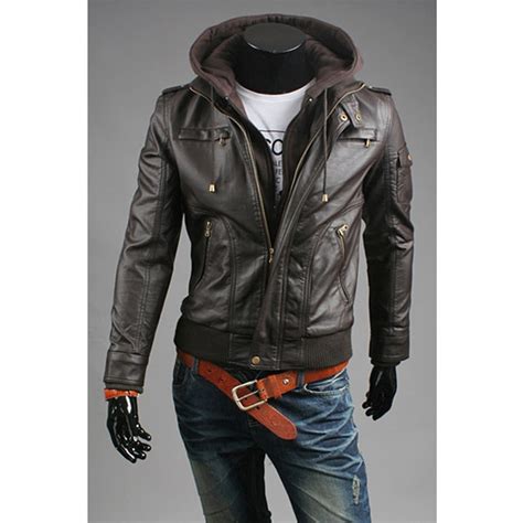 If a fleece jacket isn't your thing, opt for a fleece pullover sweatshirt and joggers to keep you warm this year. mens leather jacket sale|men's leather jacket hoodie ...