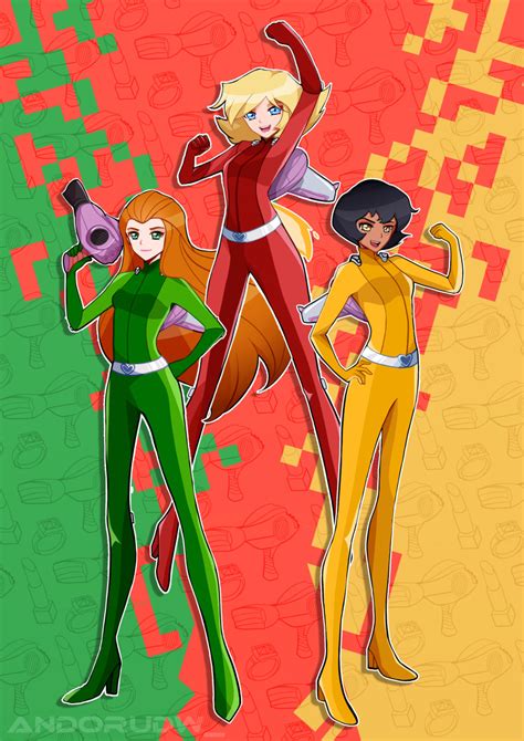 Safebooru 3girls Absurdres Alex Totally Spies Andorudw Artist Name