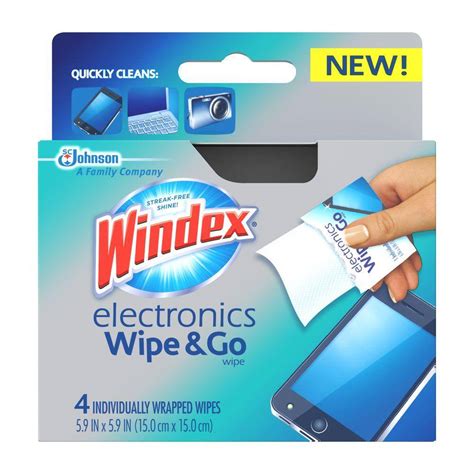 Windex Electronics Wipe And Go Wipes 4 Pack 649408 The Home Depot