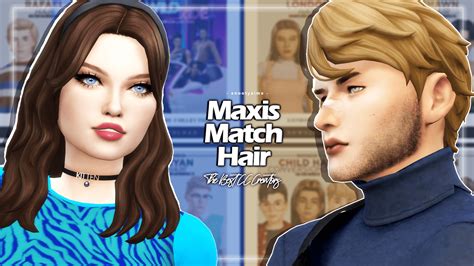 Sims 4 Cc Maxis Match Hair Details Of 10 Videos And 89 Images