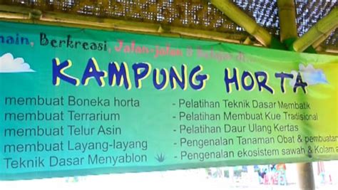 Wisata Edukasi Kampung Horta Bogor Seneng Piknik