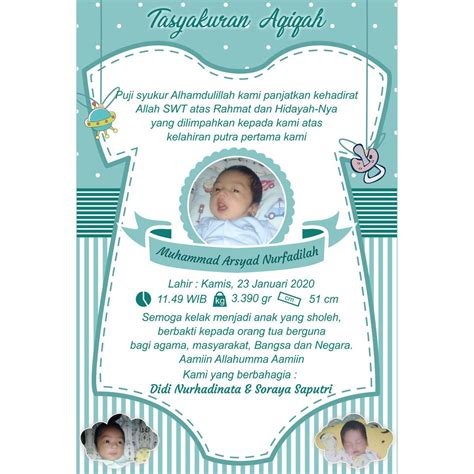 Download Background Kartu Ucapan Aqiqah - Glodak Blog