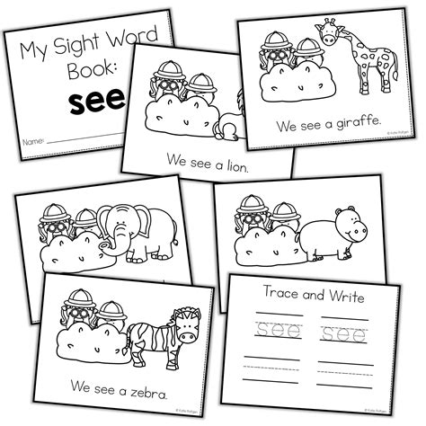Sight Word Mini Book See Katie Roltgen Teaching
