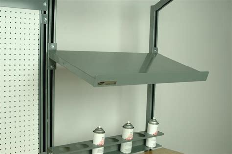 Stackbin Workbenches 16 Deep Angled Cantilevered Shelf