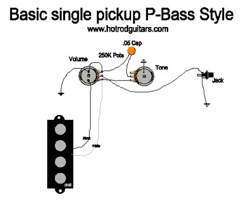 Bass Guitar Single Pickup Wiring Diagram Wiring Flow Line