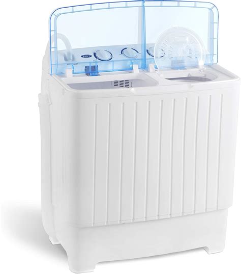 Zeny Portable Compact Twin Tub Laundry Washing Machine 176lbs Capacity