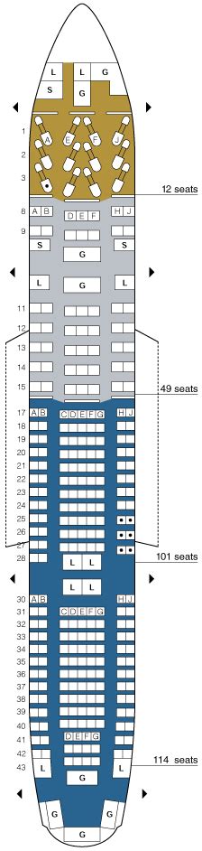 American Airlines Plane 772 Seating Chart Elcho Table
