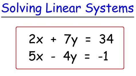 But no one (that i know of) has yet declared exactly what that level is. How To Solve Linear Systems Using Substitution By Avoiding ...