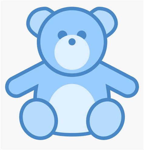 Teddy Bear Icon Blue Teddy Bear Png Blue Transparent Png Kindpng