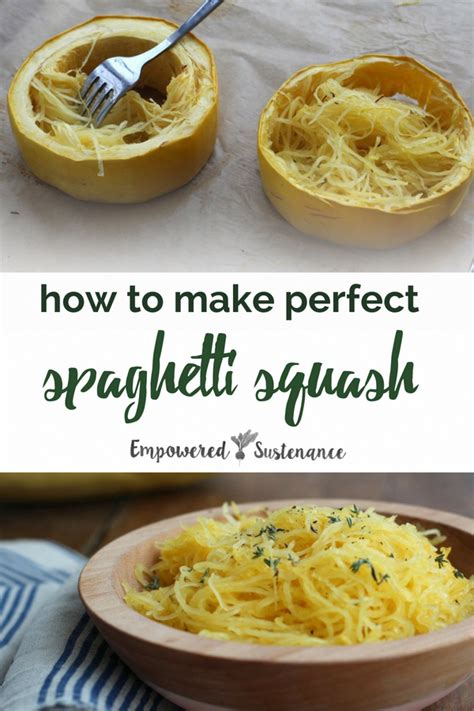 It's cheesy, loaded with vegetables and feels like comfort food, without the calories and carbs. How to Perfectly Bake a Spaghetti Squash