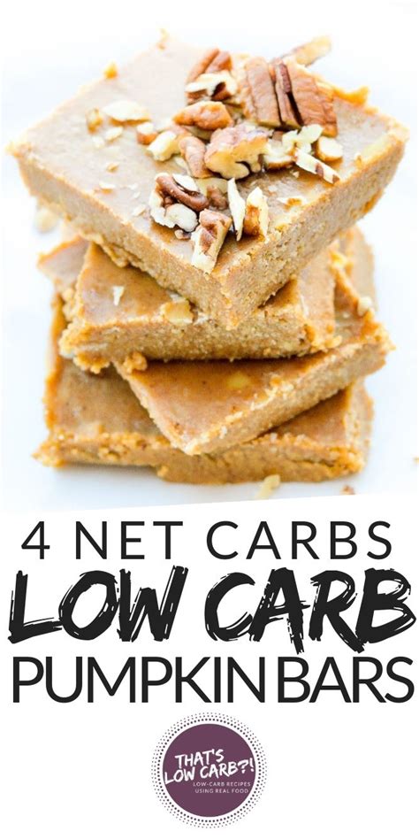 These easy pumpkin bars are super moist, perfectly spiced, and slathered in tangy cream cheese frosting. Keto Low Carb Pumpkin Bars Recipe | Low Carb Recipes by ...