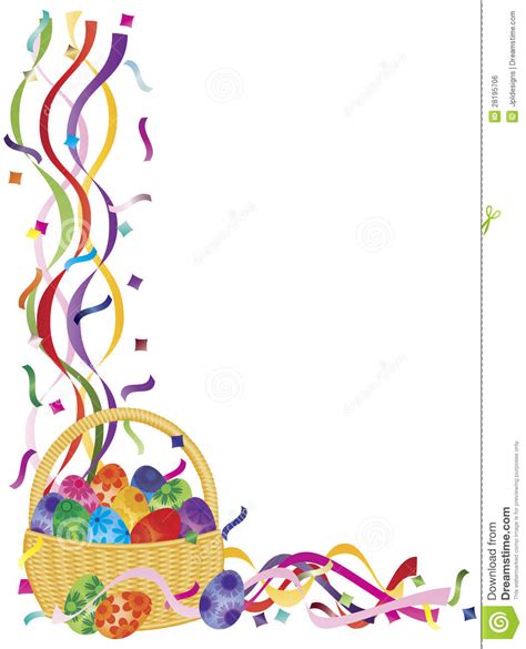 Free Printable Easter Borders Purple Easter Border Easter Printables