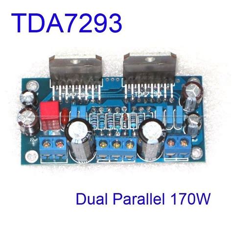 Assembled TDA7293 Dual Parallel 170W BTL Mono Audio Power Amplifier