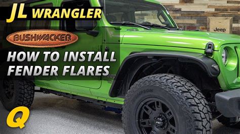 How To Install Bushwacker Flat Style Fender Flares For Jeep Wrangler Jl