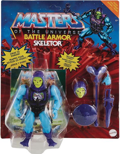 masters of the universe origins battle armor skeletor 5 5 deluxe action figure mattel toywiz