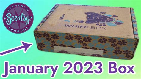 Scentsy January 2023 Whiff Box Unboxing Youtube