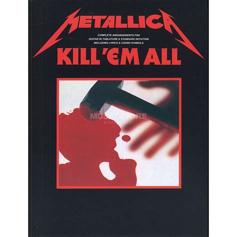 Music Sales Metallica Kill Em All Dv247