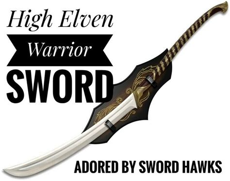 Lord Of The Rings High Elven Warrior Sword United Cutlery Uc1373 Ebay