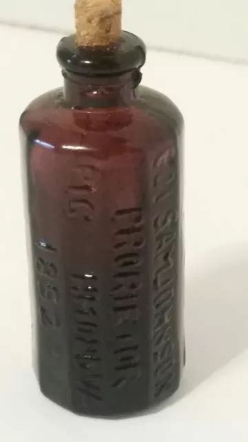 Vintage Alan Casters Indian Vegetable Jaundice Bitters Mini Glass Bottle 1852 8 90 Picclick