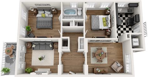 2 bed 1 bath apartment floor plan floorplans click
