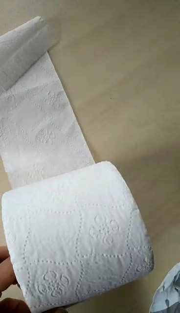 Flushable Ultra Soft Paper Roll Tissue Private Label Embossed Toilet
