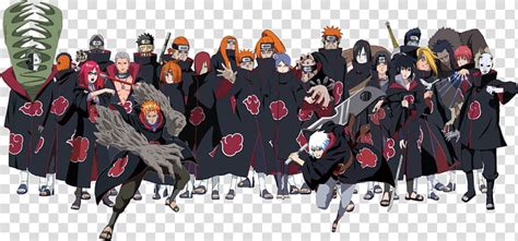 All Akatsuki Transparent Background Png Clipart Hiclipart