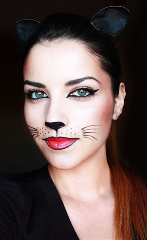 Simple Cat Face Makeup Halloween Ideas Cheap Halloween Diy Cat
