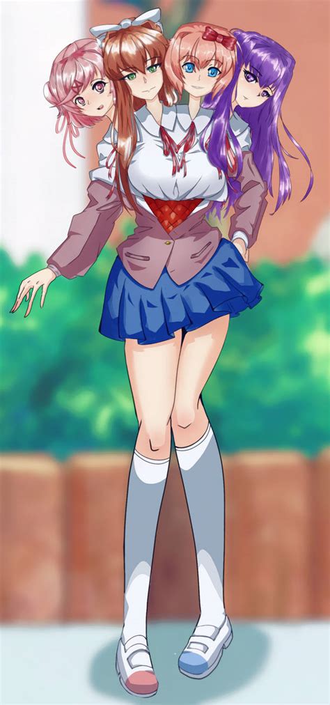Conjoined Literature Club Ddlc By Victimia On Deviantart