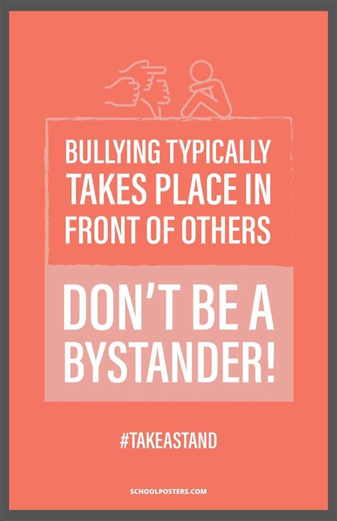 bullying bystander poster llc