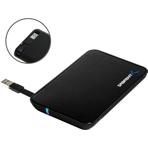 Sabrent USB 3.0 2.5" SATA Hard Drive Enclosure BK-21OS2 B&H