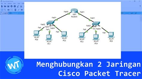 Cara Menghubungkan Jaringan Di Cisco Packet Tracer Menggunakan Router YouTube