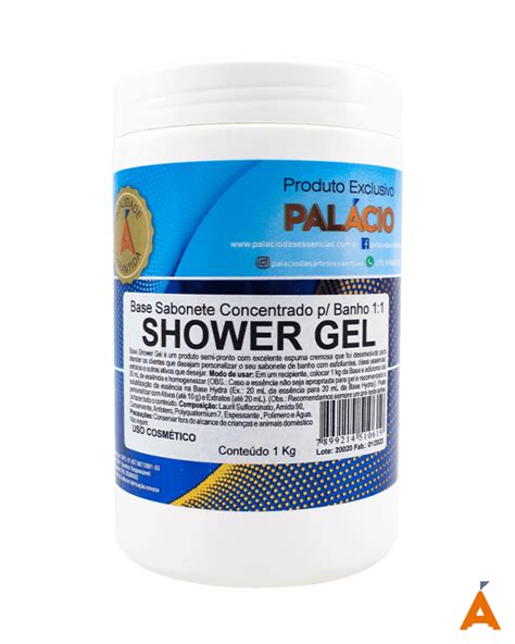 Shower Gel Base Sabonete Concentrado Para Banho 1 1 1 Kg Palácio Das Artes E Essências