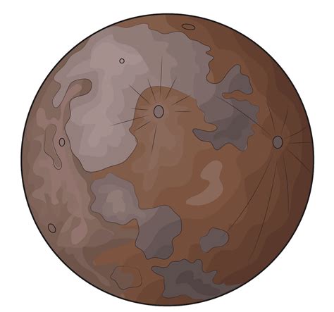 Dwarf Planet Pluto Clip Art