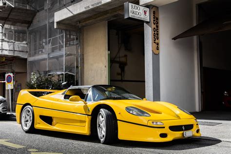 — white ferraris — my other galleries. Photo of the Day: Stunning Yellow Ferrari F50 in Geneva! - GTspirit
