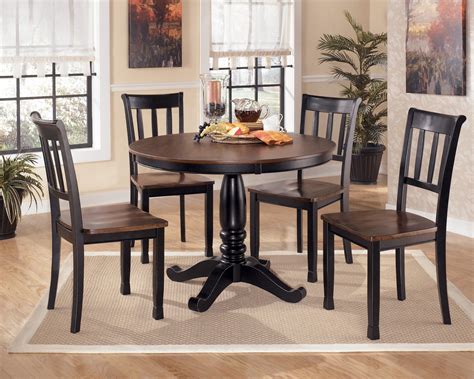 Owingsville Round Dining Room Set From Ashley D580 Coleman Furniture