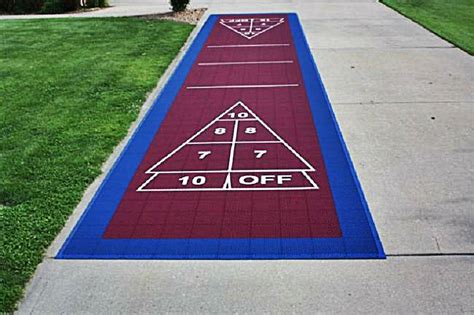 Shuffleboard Courts Outdoor Shuffleboard Outdoor Fun Backyard Garden