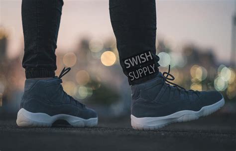 Again leather lined suede foot bed and instantly wearable w.read moreread more it is hard to find shoes with a suede foot bed and leather lined. Air Jordan 11 Grey Suede Release Date - Sneaker Bar Detroit