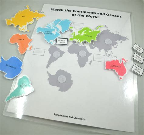Continents And Oceans Game