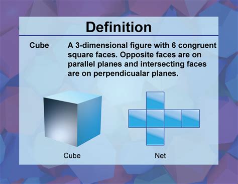 Definition 3d Geometry Concepts Cube Media4math