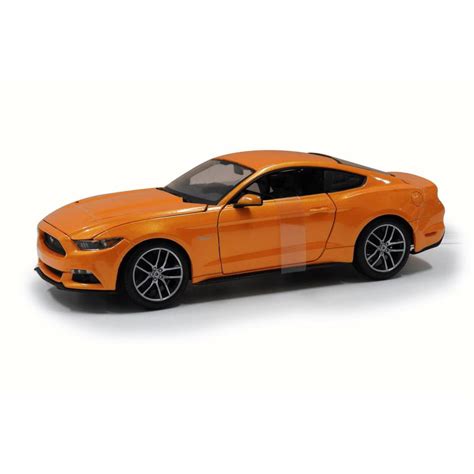 2015 Ford Mustang Hard Top Orange Maisto 31197or 118 Scale Diecast Model Toy Car Walmart