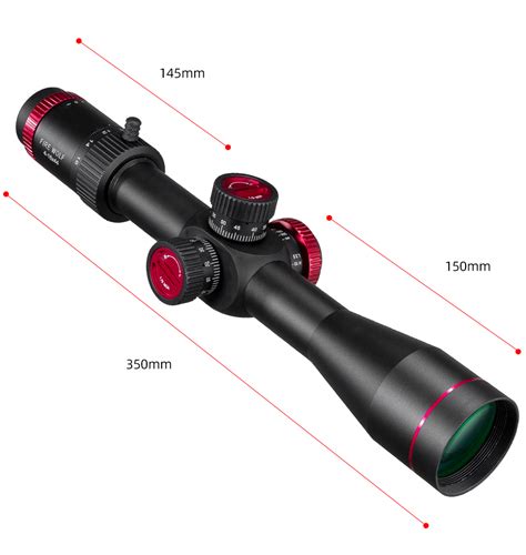 FIRE WOLF QZ X Scope FFP Hunting Optical Sight Sniper Riflescope Tactical First Focal
