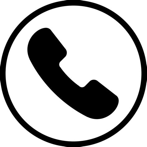 Call Icon Black Png
