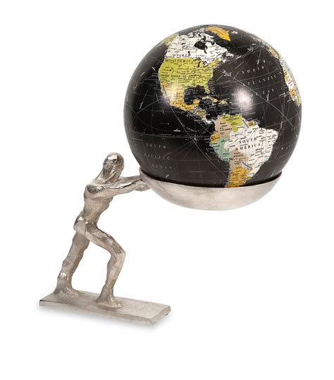 This is similar to the story of sodom and gomorrah in the hebrew bible , where god told abraham that he would spare the city of sodom if there was a quorum of at least 10 righteous men. IMAX Man Holding The World Globe IM-19941 at Homelement.com